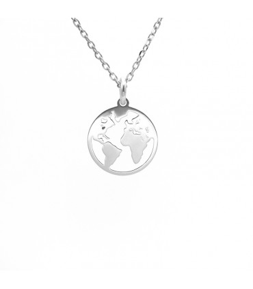 WORLD MAP PENDANT