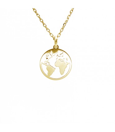 WORLD MAP PENDANT