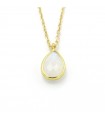 MOONSTONE MINERAL TEARDROP PENDANT