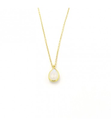 MOONSTONE MINERAL TEARDROP PENDANT