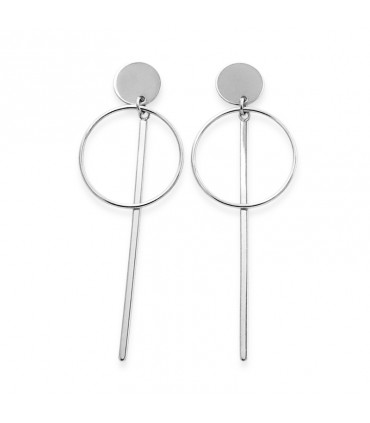 CIRCLE AND LINE EARRINGS