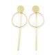 CIRCLE AND LINE EARRINGS