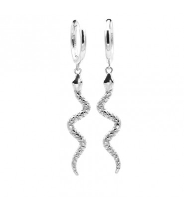 DANGLING SNAKE HOOPS