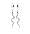 DANGLING SNAKE HOOPS