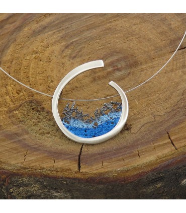 COLGANTE OLA AZUL (ORFEGA)