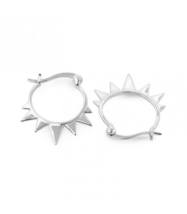 ROCK STAR HOOP EARRINGS