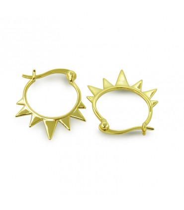 ROCK STAR HOOP EARRINGS