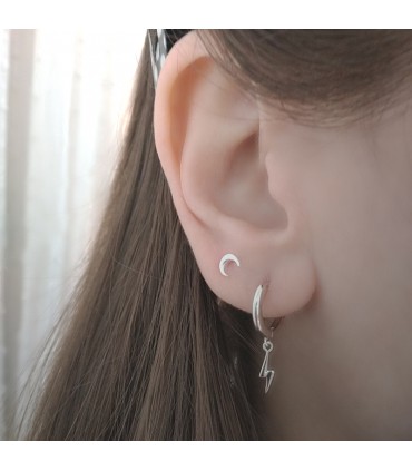 MINI MOON EARRING