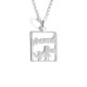 SQUARE MUM PENDANT