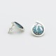 PENDIENTES OLA TURQUESA (ORFEGA)