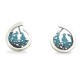 PENDIENTES OLA TURQUESA (ORFEGA)