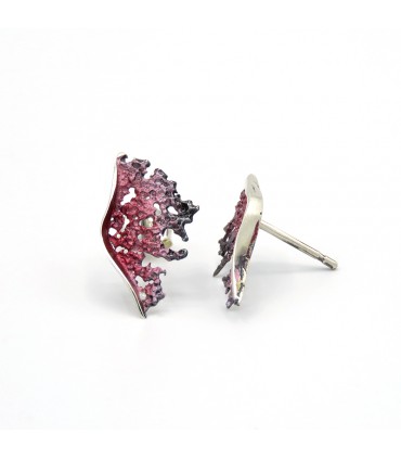 BURGUNDY FAIRY EARRINGS (ORFEGA)