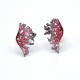 BURGUNDY FAIRY EARRINGS (ORFEGA)