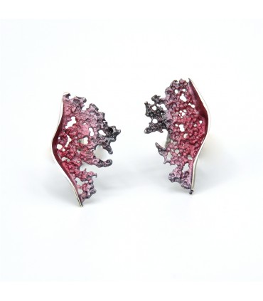 BURGUNDY FAIRY EARRINGS (ORFEGA)
