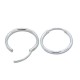 SMOOTH FINISH HOOP EARRING 2 mm THICKNESS
