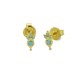FOUR ZIRCONIA MINI EARRINGS