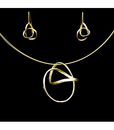 COLGANTE INFINITY BAÑO DE ORO (ORFEGA)