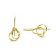 PENDIENTES INFINITY BAÑO DE ORO (ORFEGA)