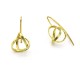 GOLD PLATED INFINITY EARRINGS (ORFEGA)