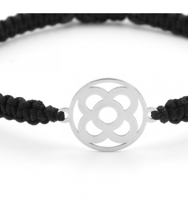FLOWER OF BARCELONA ROUND MACRAME BRACELET (PANOT)