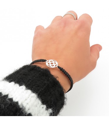 FLOWER OF BARCELONA ROUND MACRAME BRACELET (PANOT)