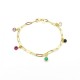 PULSERA  ESLABONES MULTICOLOR